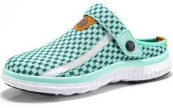 Clogs Hausschuhe Herren Damen Pantoletten Gartenschuhe Sommer Gartenclogs Atmungsaktiv rutschfest Sandalen 38 EU Grün Angebot bei HelloDeals