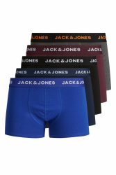JACK & JONES Herren Boxershort JACBLACK Friday Trunks 5er Pack S M L XL XXL Black/Detail:navy Blazer - Port Royal - Dgm - Surf The Web Angebot bei HelloDeals