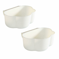 Wickeltisch Organizer 2 Stück Küchenschrank Tür Hängende Abfallbehälter, wickeltisch organizer zum anhängen, Auffangschale für Küchenabfälle Weiß Angebot bei HelloDeals