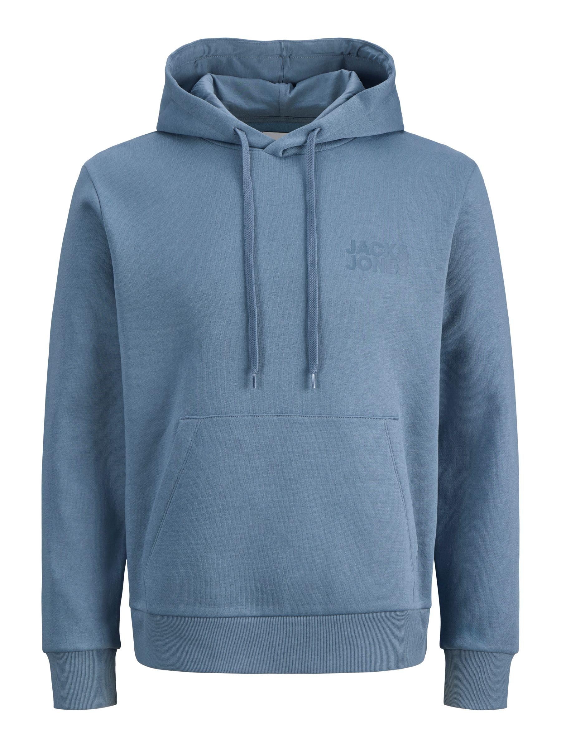 JACK & JONES Herren Jjecorp Logo Sweat Hood Noos Pls Jjecorp Logo Sweat Hood Noos Pls (1er Pack) 5XL Große Größen Blue Mirage Angebot bei HelloDeals