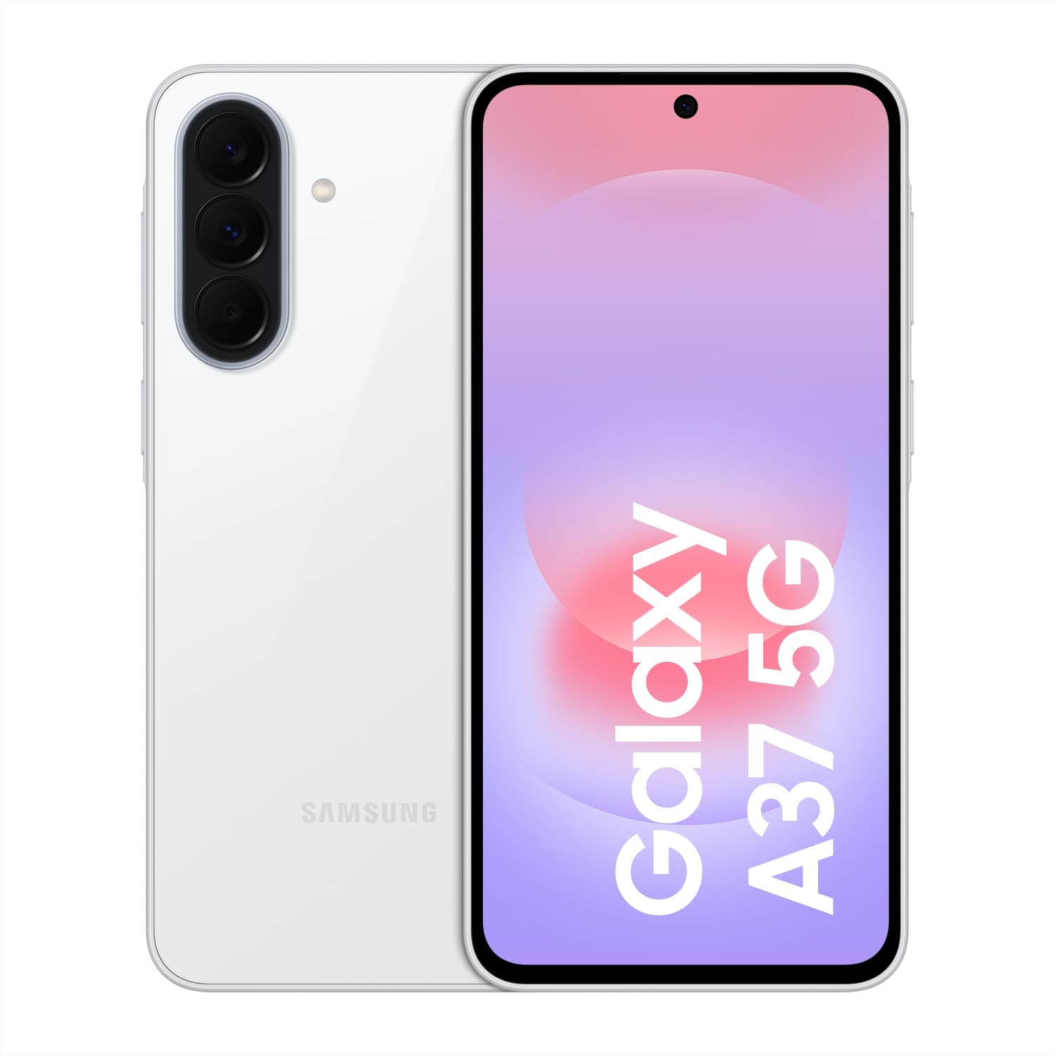Samsung Galaxy A37 5G, Schlankes AI-Smartphone, Awesome Intelligence, 256 GB Speicherplatz, 50 MP Weitwinkel-Kamera, Bis zu 2 Tage Akkulaufzeit, IP68, Awesome White, 2,5 Jahre Herstellergarantie 256 GB White Angebot bei HelloDeals