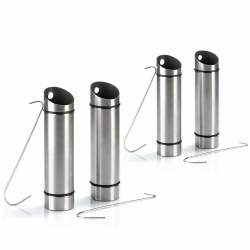 com-four® 4x Luftbefeuchter aus rostfreiem Edelstahl – Verdunster für Heizkörper zum Aufhängen – Wasserbehälter mit S-Haken für ein angenehmes Raumklima 4x Verdunster-edelstahl Angebot bei HelloDeals