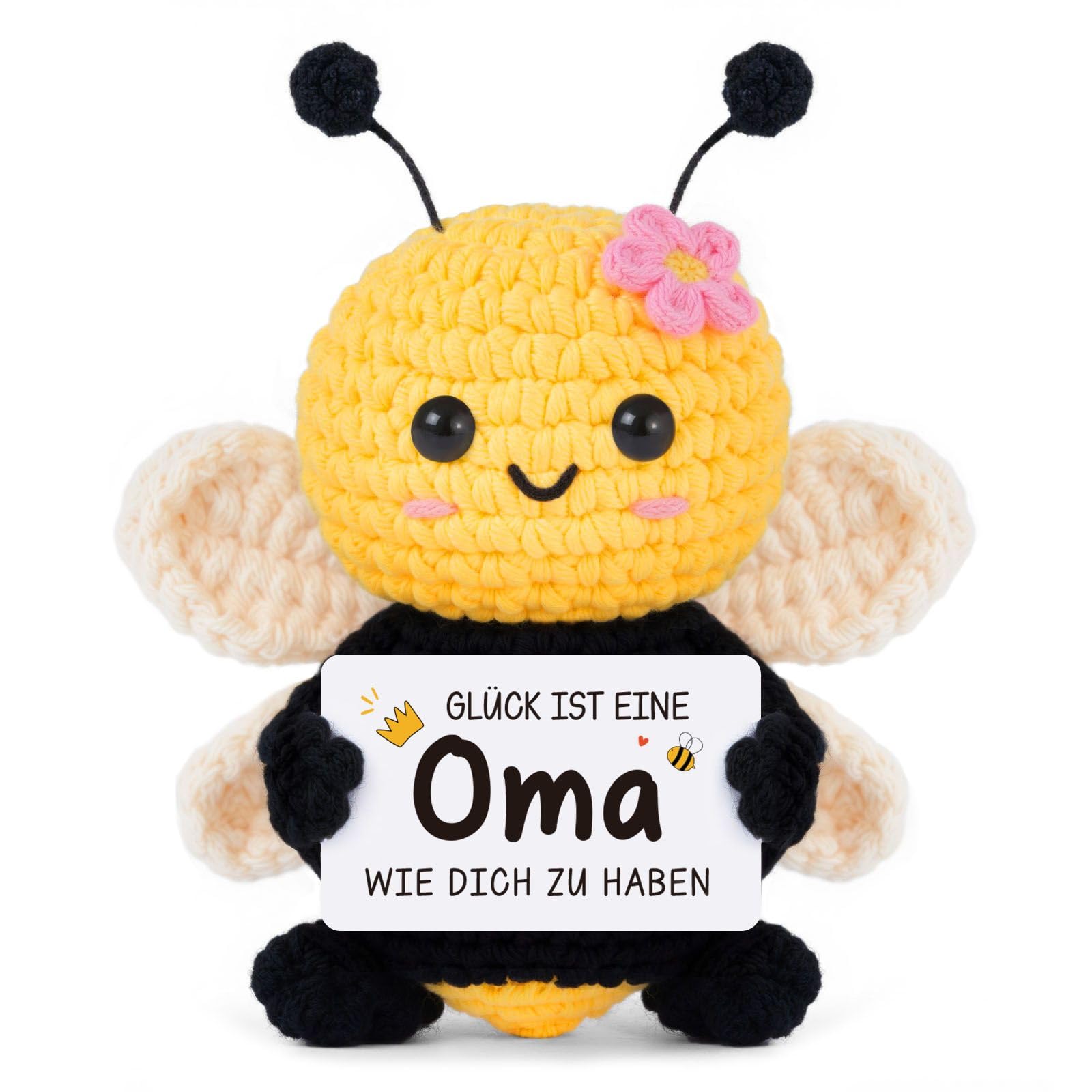 Oma Geschenk, Handgehäkeltes Bienen-Geschenke für Omas, Kreative Oma Geschenk zum Geburtstag Muttertag Weihnachten, Beste Omas Geschenke von Enkel Bienen – Oma Angebot bei HelloDeals