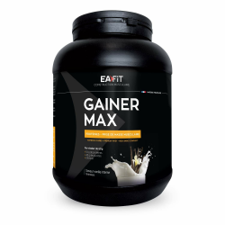 Weight Gainer - Gainer max - Whey Protein Pulver Vanille 1,1kg - Mass Gainer - Eiweiss Protein Pulver für Muskelaufbau & Gewichtszunahme - Mega Eiweißpulver für Protein Shake - EAFIT Vanille 1.1kg Angebot bei HelloDeals