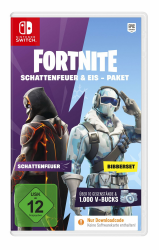 Fortnite Schattenfeuer & Eis -Paket (Download-Code in der Box) - Switch Angebot bei HelloDeals