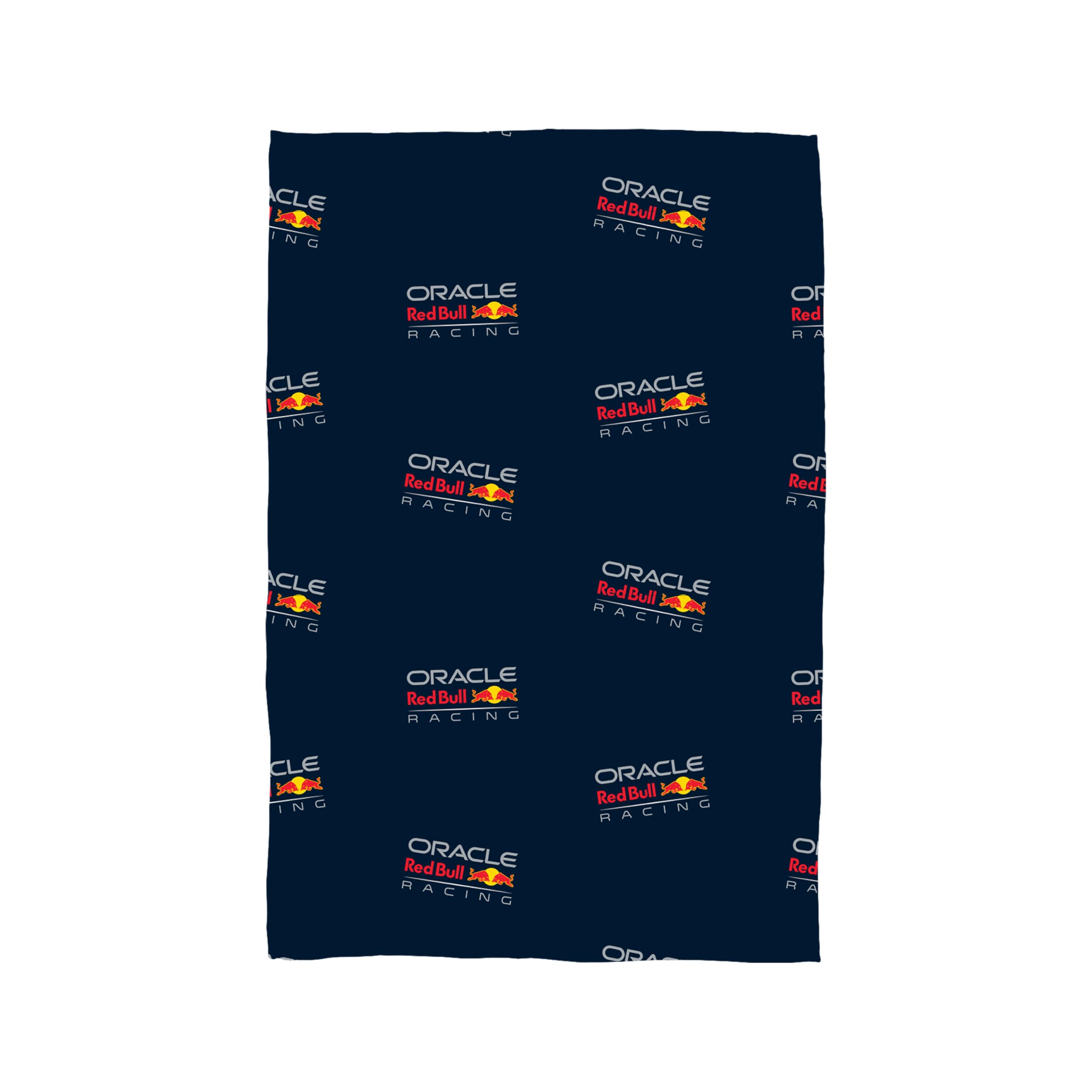 Oracle Red Bull Racing Fleecedecke, offizielles Lizenzprodukt, Formel 1-Design, superweich, warm, perfekt für Jugendzimmer, Camping und Übernachtungen, Größe 100 x 150 cm, Marineblau 100 x 150 cm Blau Angebot bei HelloDeals