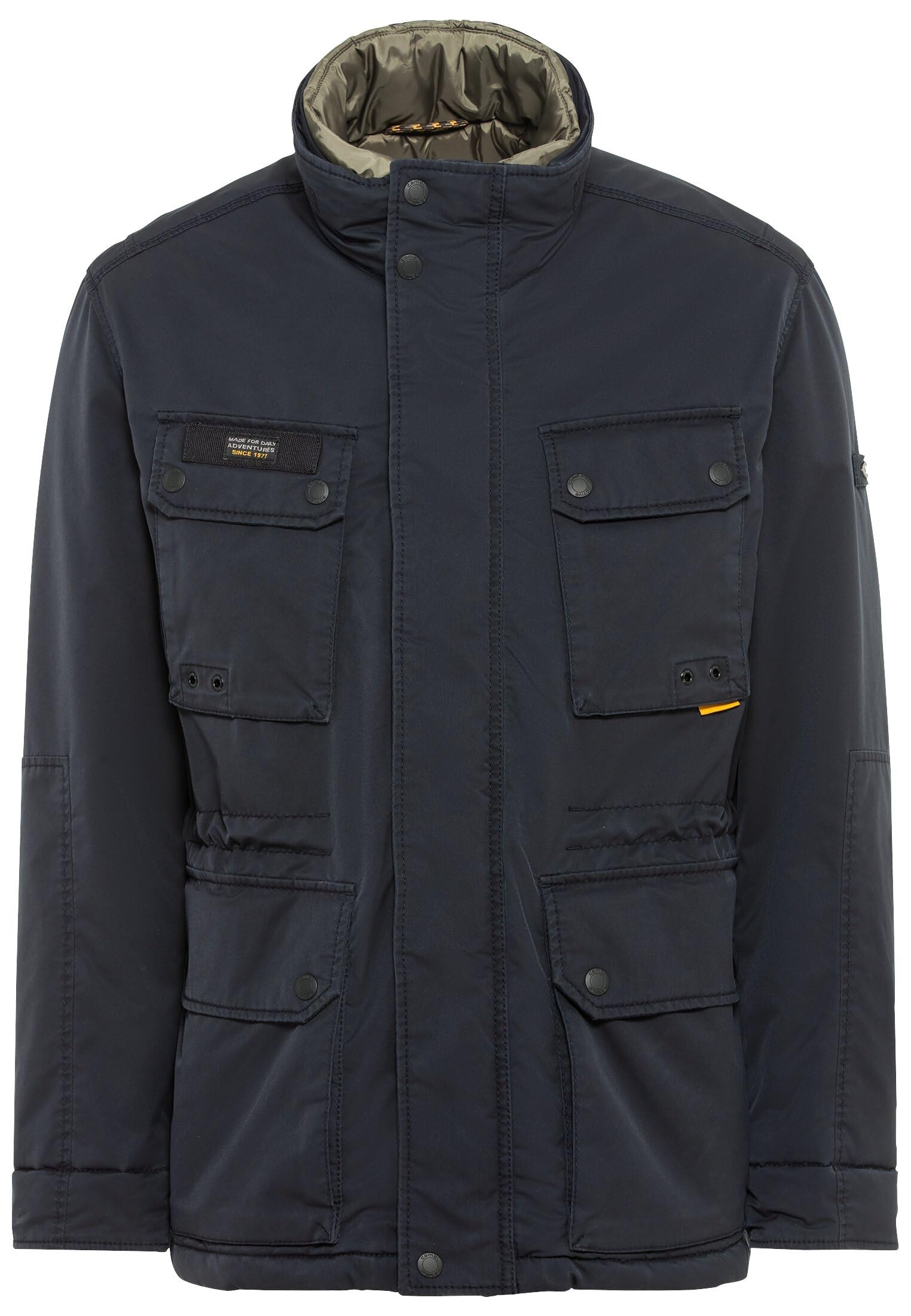 camel active Herren Fiedjacket mit gefüttertem Stehkragen 32 Blau Angebot bei HelloDeals