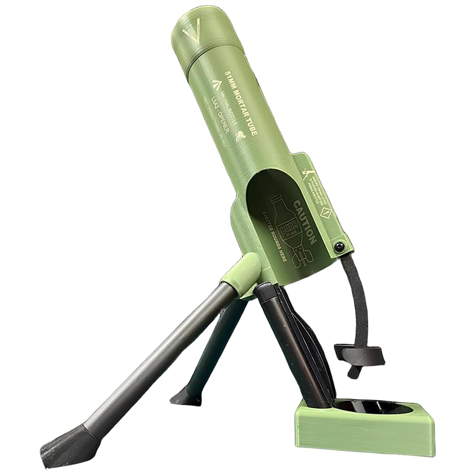 Bierflaschenöffner im Mörser-Design,Automatischer Kronkorkenauswurf mit Druckmechanismus,Beer Bottle Mortar Bottle Opener witziger, Lustiger Biermörser freihändiger Flaschenöffner für Hausbar, Party Einheitsgröße Grün Angebot bei HelloDeals