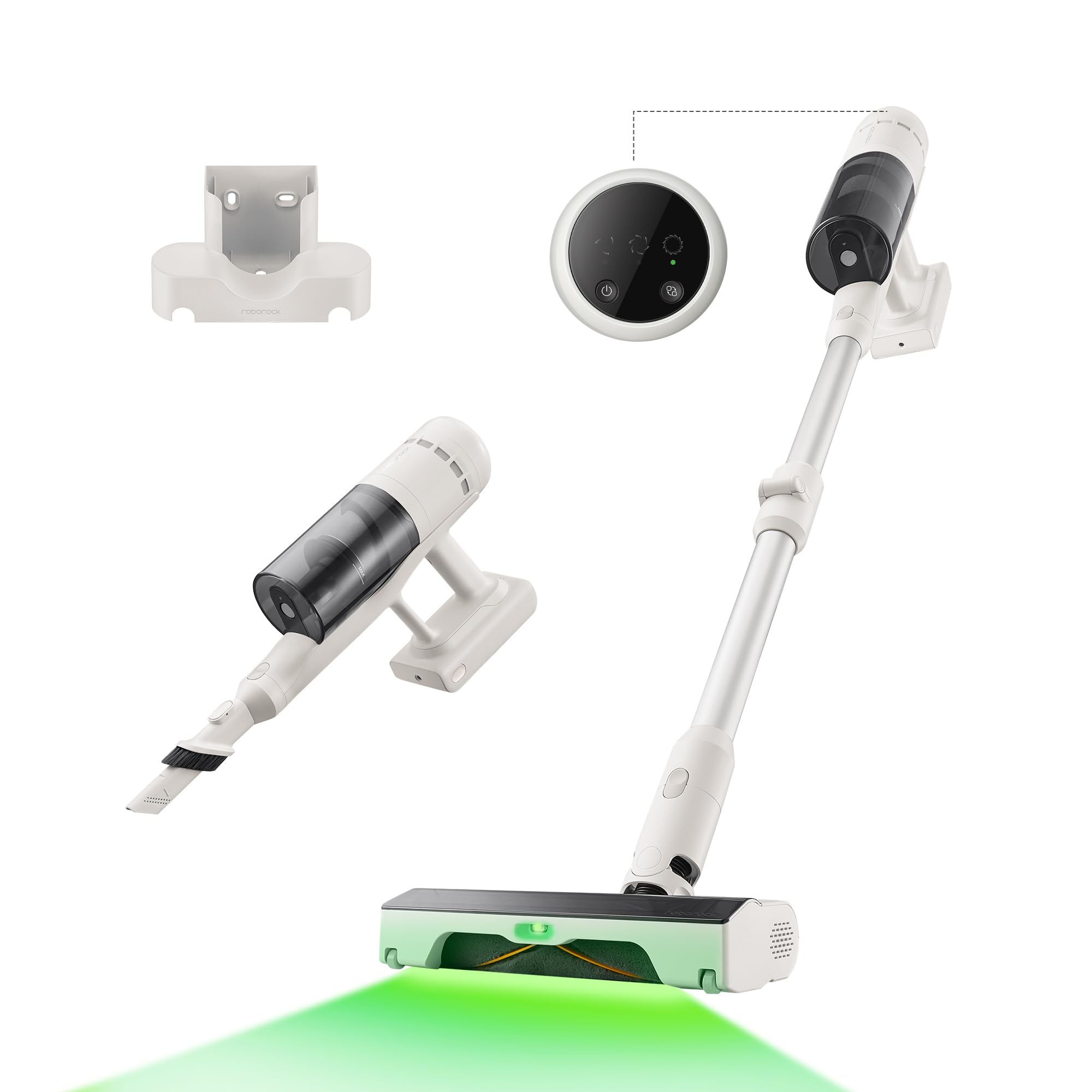 roborock H60 kabelloser Staubsauger, 115AW Saugleistung, 60Min Laufzeit, 90° Flexibles Rohr, Stauberkennung-LED, HEPA-Filtration, Anti-Verhedderungsbürste für Teppich, Hartböden & Tierhaare Angebot bei HelloDeals