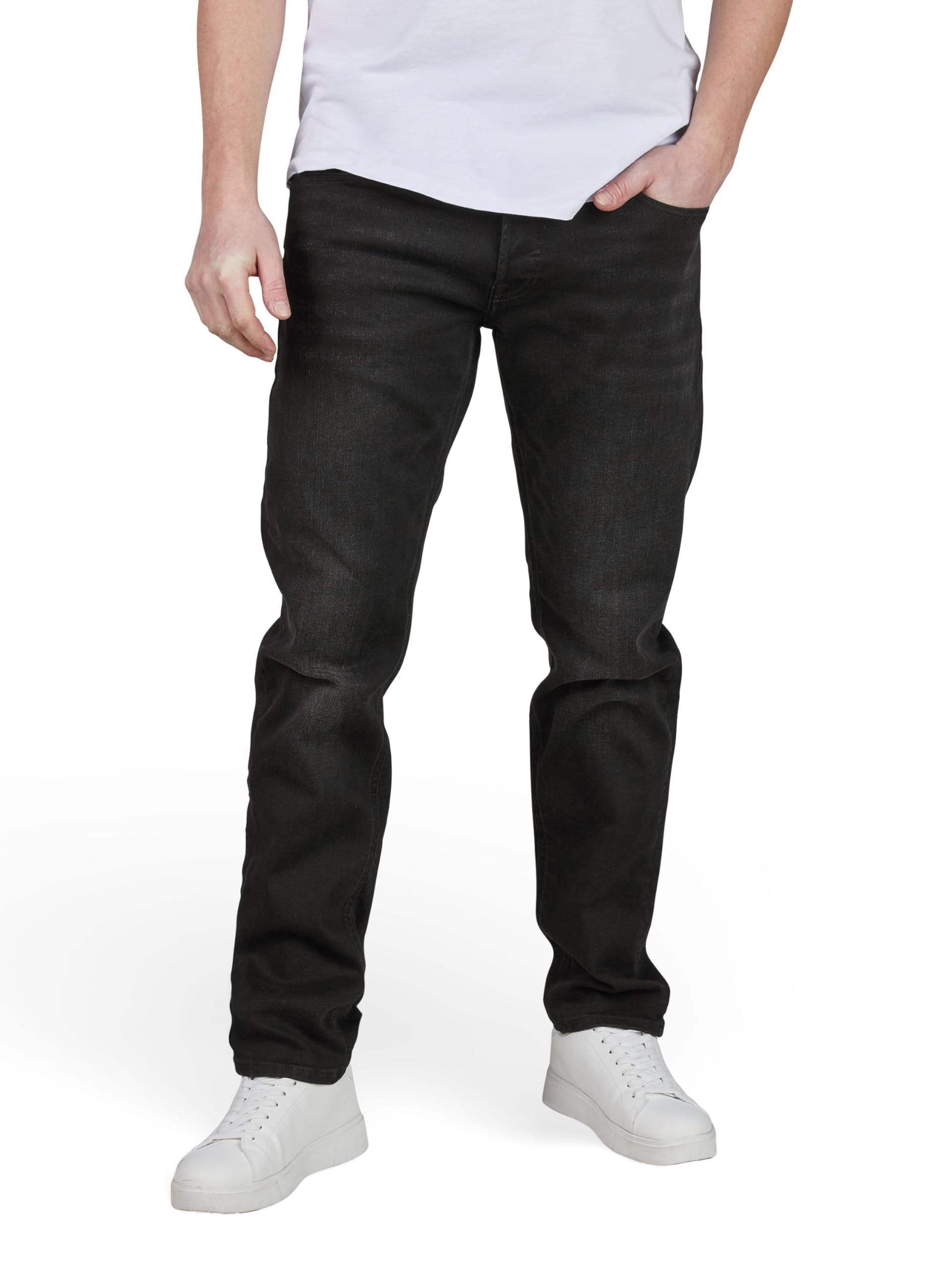 JACK & JONES Jeans Herren Stretch Slim Fit JJIGLENN Jeanshose Hose Denim Blau Schwarz 30 31 32 33 34 36 38 33W / 36L Black (Cb 137) Angebot bei HelloDeals