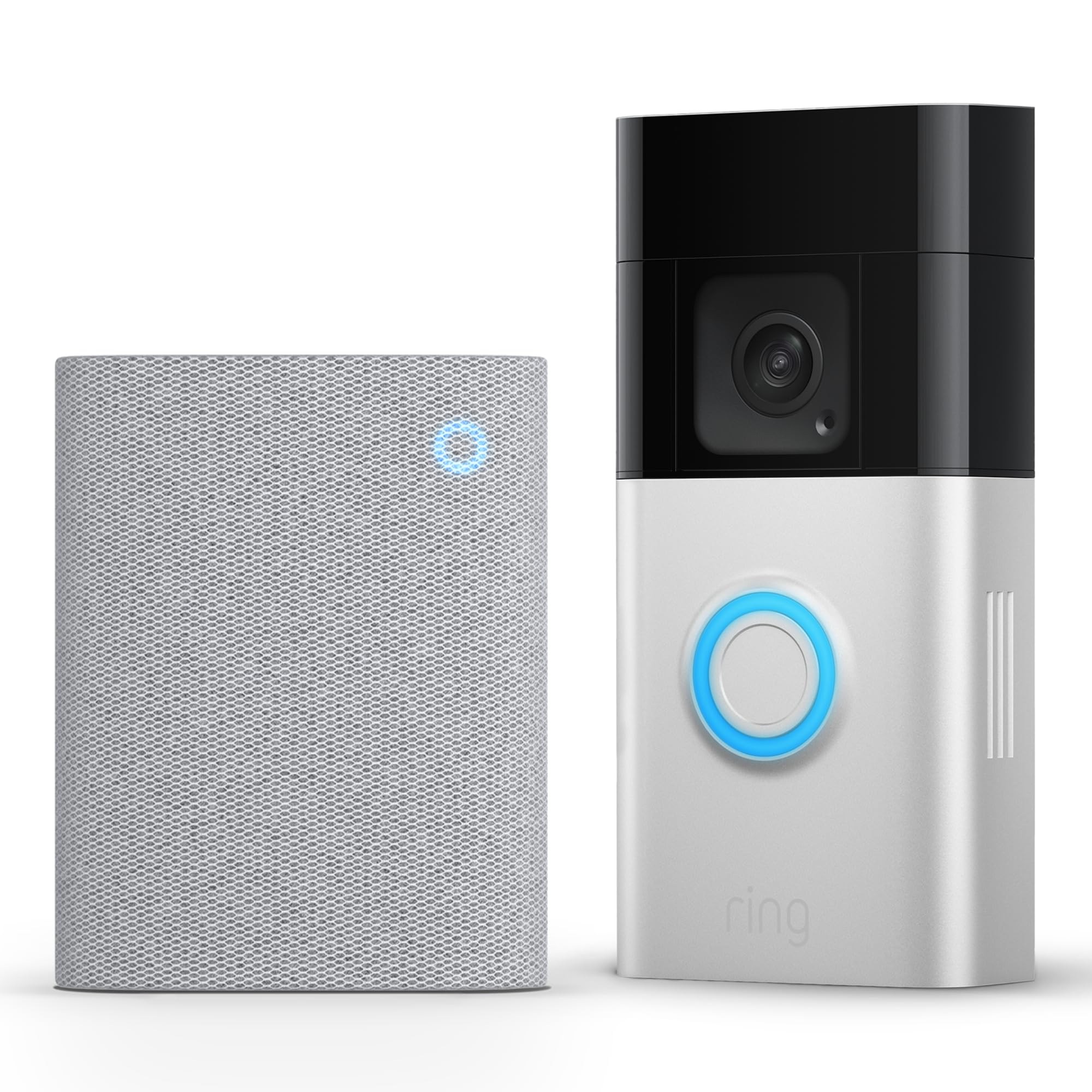 Ring Akku-Videotürklingel Plus (Battery Video Doorbell Plus) + Chime (3. Gen.) | Kabellose Kamera | 1536p HD-Video | Kopf-bis-Fuß-Aufnahme, Schnellwechsel-Akkupack | Einfache Installation Angebot bei HelloDeals