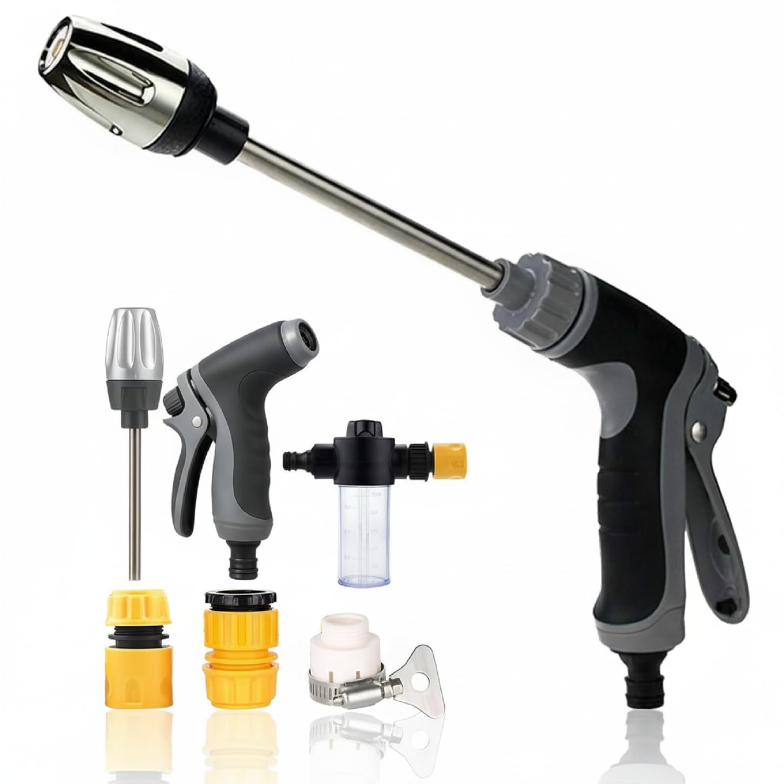 Power Jet Hochdruckpistole, 2026 Neu Powerjet Hochdruckpistole Gartenschlauch/Spritze/Aufsatz, Ultrawasher Turbo Hochdruckreiniger, Hochdruckreiniger Für Jeden Gartenschlauch Angebot bei HelloDeals