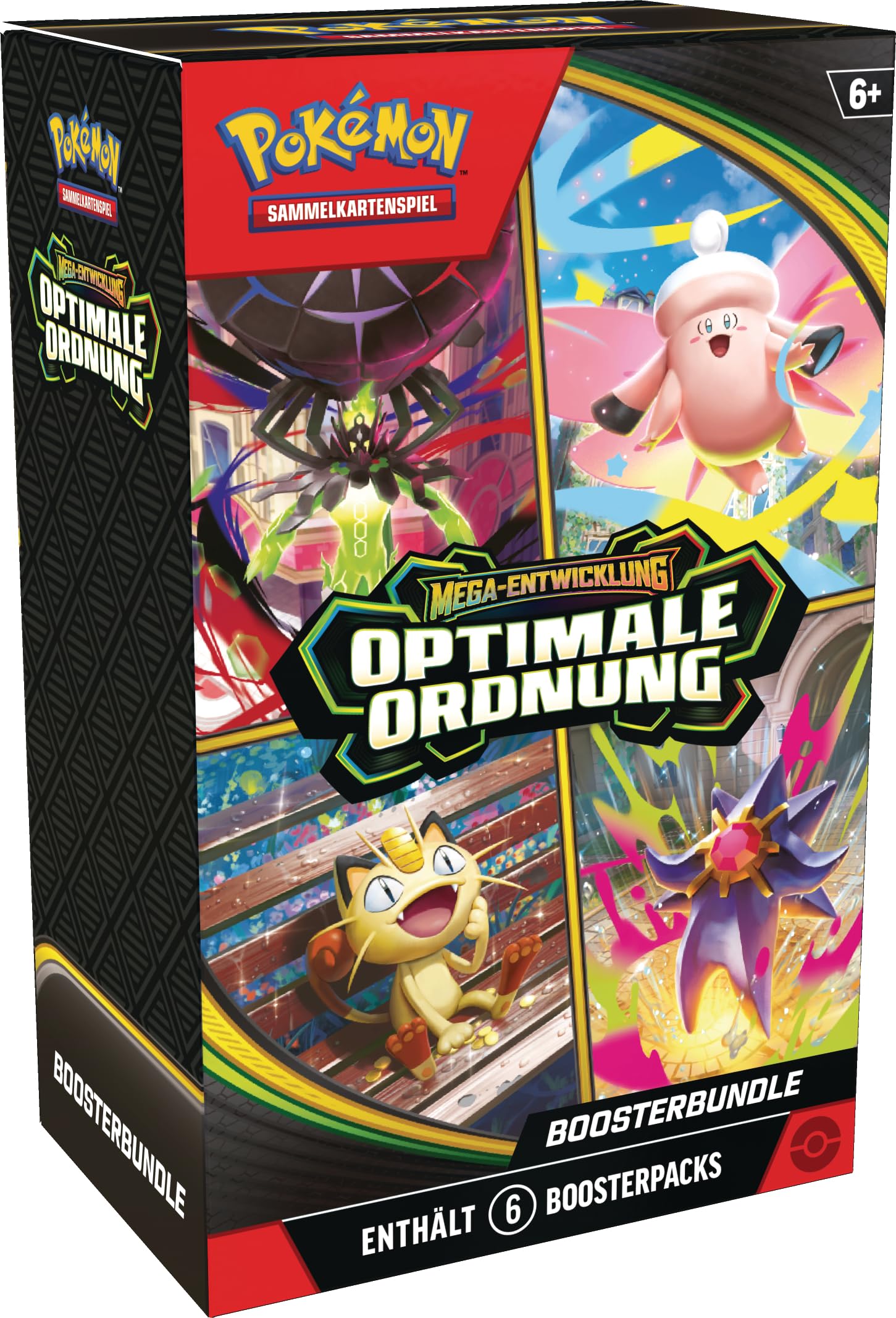 Pokémon-Sammelkartenspiel: Boosterbundle Mega-Entwicklung – Optimale Ordnung (6 Boosterpacks) Angebot bei HelloDeals