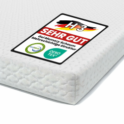 FRIDEKO Topper 180x200cm H2/H3, Matratzen Topper 180x200cm, Matratzentopper 180x200, Gel Bezug Kaltschaum für Boxspringbett, Schlafsofas 5CM Höhe 180 x 200cm 5CM Angebot bei HelloDeals