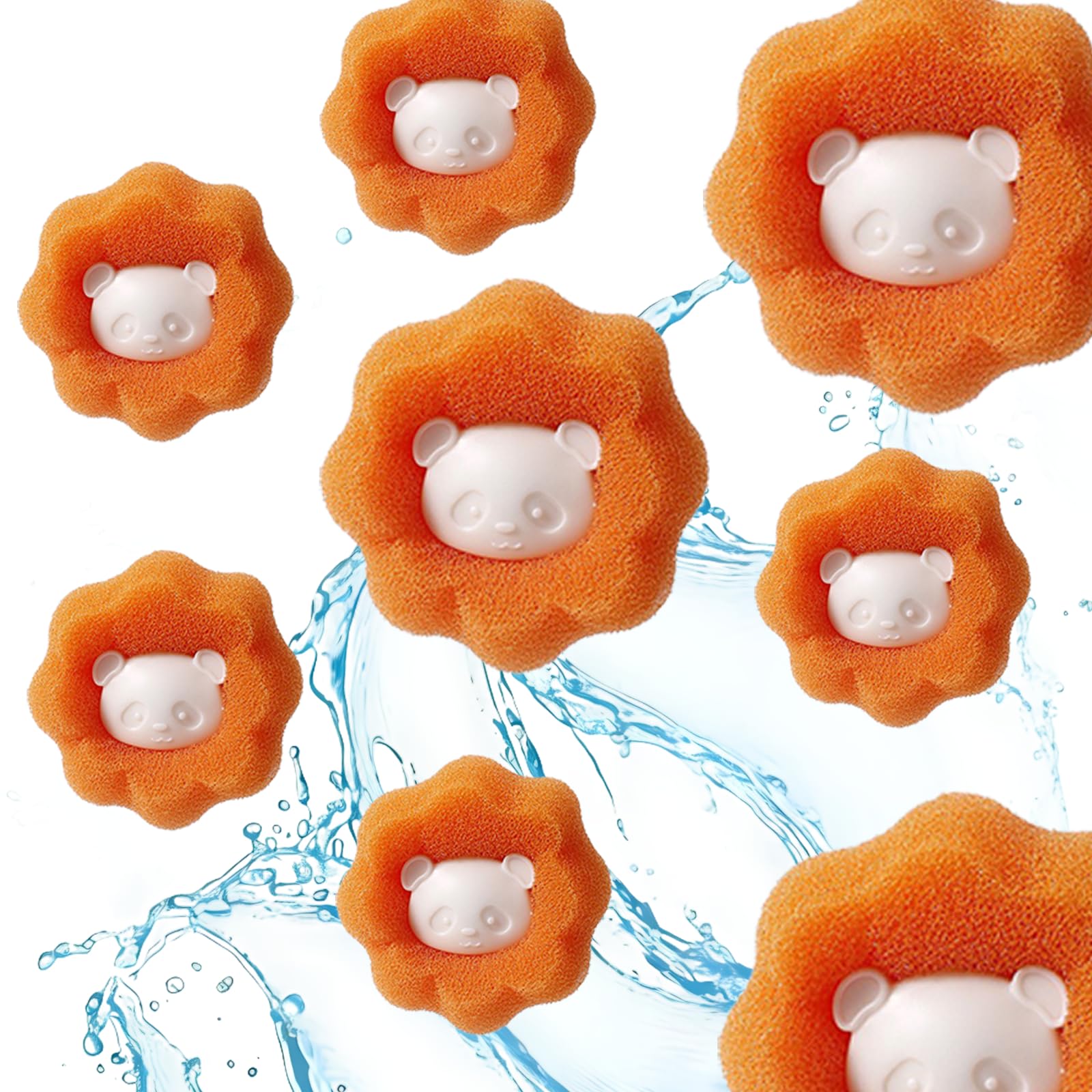 Tierhaarentferner Waschmaschine Wiederverwendbar – Fusselbälle Waschmaschine, Lal für Haustierbesitzer – Sammelt Hunde- Waschbälle Gegen Tierhaare und Katzenhaare Effektiv in Der Wäsche (Orange) Angebot bei HelloDeals