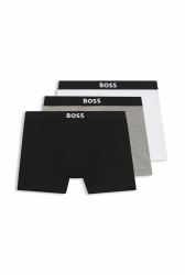 BOSS Herren BoxerBr 3P Bamboo Dreierpack eng anliegende Boxershorts aus Bambus-Mix XXL Assorted Pre-pack 999 Angebot bei HelloDeals