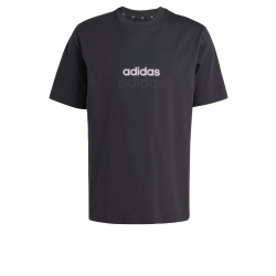 Adidas Herren Essentials LINEAR Single Jersey Tee L Black / White Angebot bei HelloDeals