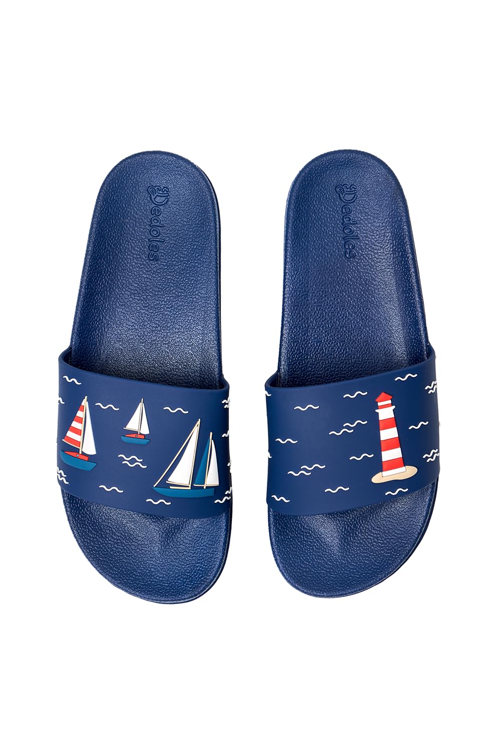 Dedoles Badeschuhe & Hausschuhe Damen Herren & Kinder Badesandalen lustige Designs Bücher Kaffee Party Pizza Fuchs Bär Lama Wolken Geschenk 39 EU Segelbote auf dem Meer Angebot bei HelloDeals