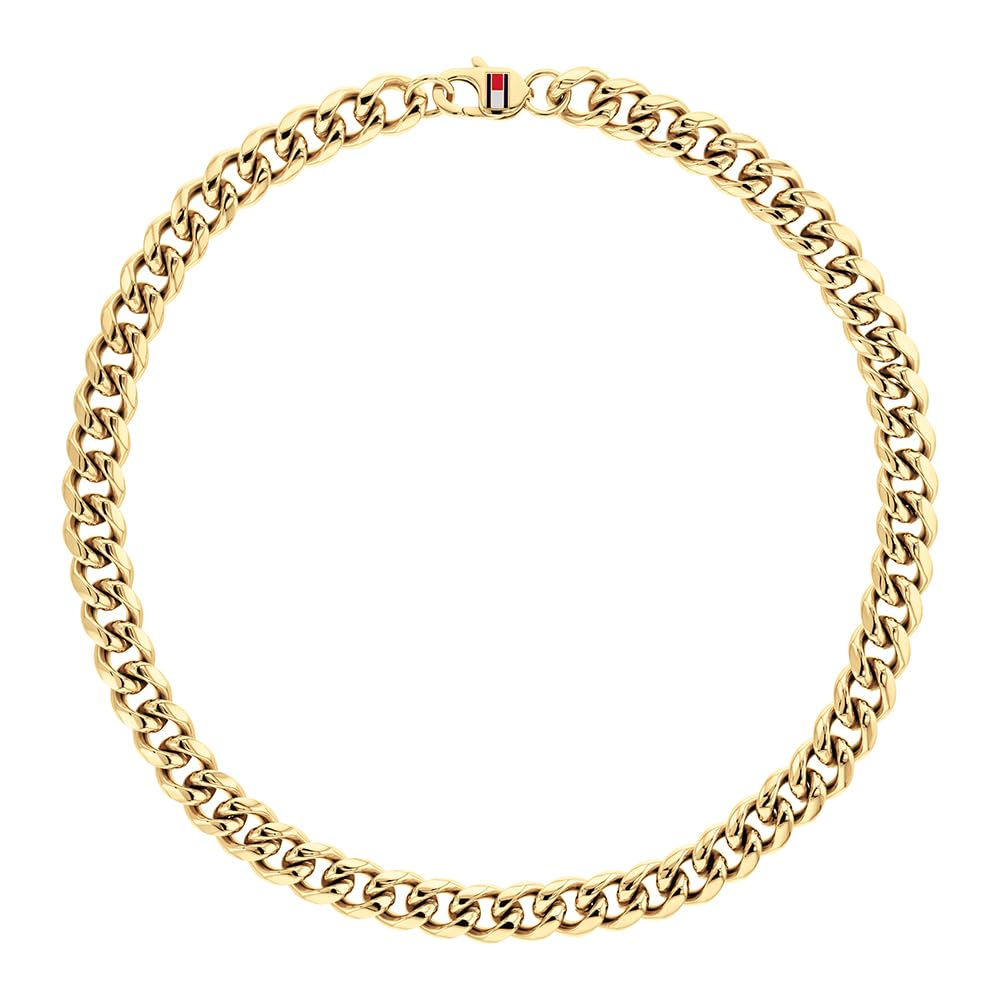 Tommy Hilfiger Jewelry Gliederhalskette für Herren aus Edelstahl - Erhältlich aus Gold oder Silber Angebot bei HelloDeals