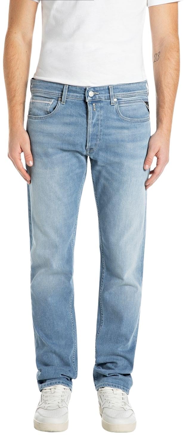 Replay Herren Jeans Grover 33W / 30L 010 Light Blue Angebot bei HelloDeals