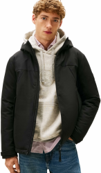 Tommy Hilfiger Herren Tech Hooded Short Padded Jacket Mw0mw41363 Andere Jacken (1er Pack) M Black (Black) Angebot bei HelloDeals