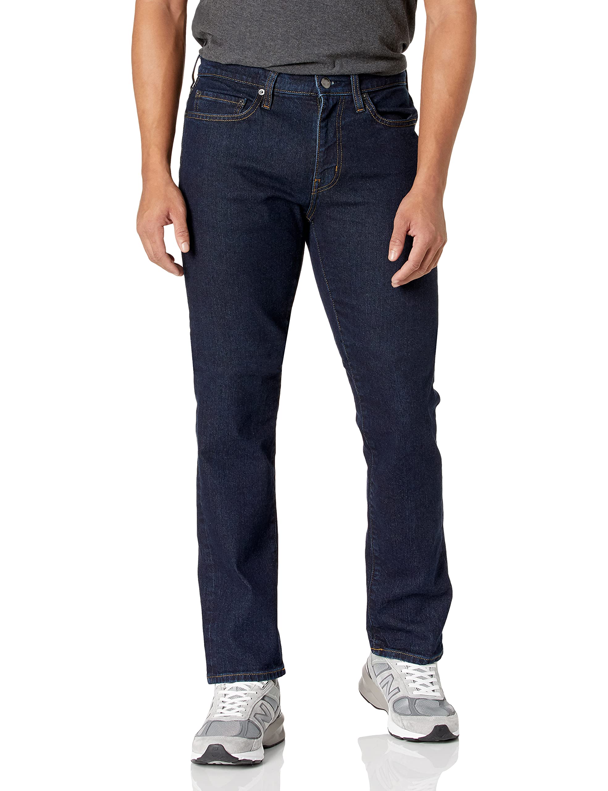 Amazon Essentials Herren Slim-Fit-Jeans - Auslauffarben 40W / 34L Leicht Ausgespült Angebot bei HelloDeals