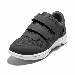 JOMIX Sneaker Herren mit Klettverschluss Laufschuhe Leichte Sportschuhe Atmungsaktiv Turnschuhe Straßenlaufschuhe Herrenschuhe 44 EU Grau Angebot bei HelloDeals