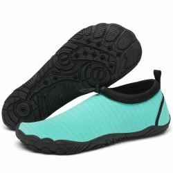 Mishansha Badeschuhe für Herren Damen Unisex Bequeme Atmungsaktive Aquaschuhe für Outdoor und Wassersport EU 36-46 Celeste 40 EU Angebot bei HelloDeals