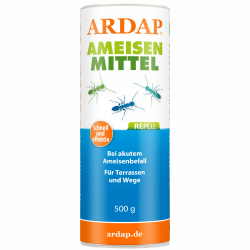ARDAP Repell Ameisenmittel 500g - Ameisenpulver - Ameisenstreumittel - Mittel gegen Ameisen - Ameisenpulver zum Streuen draußen - Ameisenmittel für draußen - Wirkt effektiv bei akutem Befall (PT19) Angebot bei HelloDeals