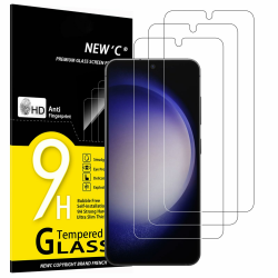 NEW'C 3 Stück für Samsung Galaxy S23 für Panzerglas, Frei von Kratzern, 9H Härte, HD Displayschutzfolie, 0.26mm Ultra-klar, Ultrabeständig S23 6,1 Zoll Angebot bei HelloDeals