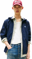 Tommy Jeans Herren Windbreaker Jacke Chicago mit Kapuze XL Blue (Dark Night Navy) Angebot bei HelloDeals