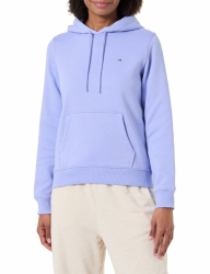Tommy Jeans Damen Hoodie Flag Regular Fit L Blue (Vintage Iris) Angebot bei HelloDeals