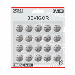 Bevigor 2032 Batterie Kompatibel mit AirTag CR2032 Lithium 3V Münzbatterie für Kindersicherheit, passend für Schlüsselanhänger, intelligente Sensoren, Waagen und mehr (CR2032-20) 20er-Pack(D) CR2032 Angebot bei HelloDeals