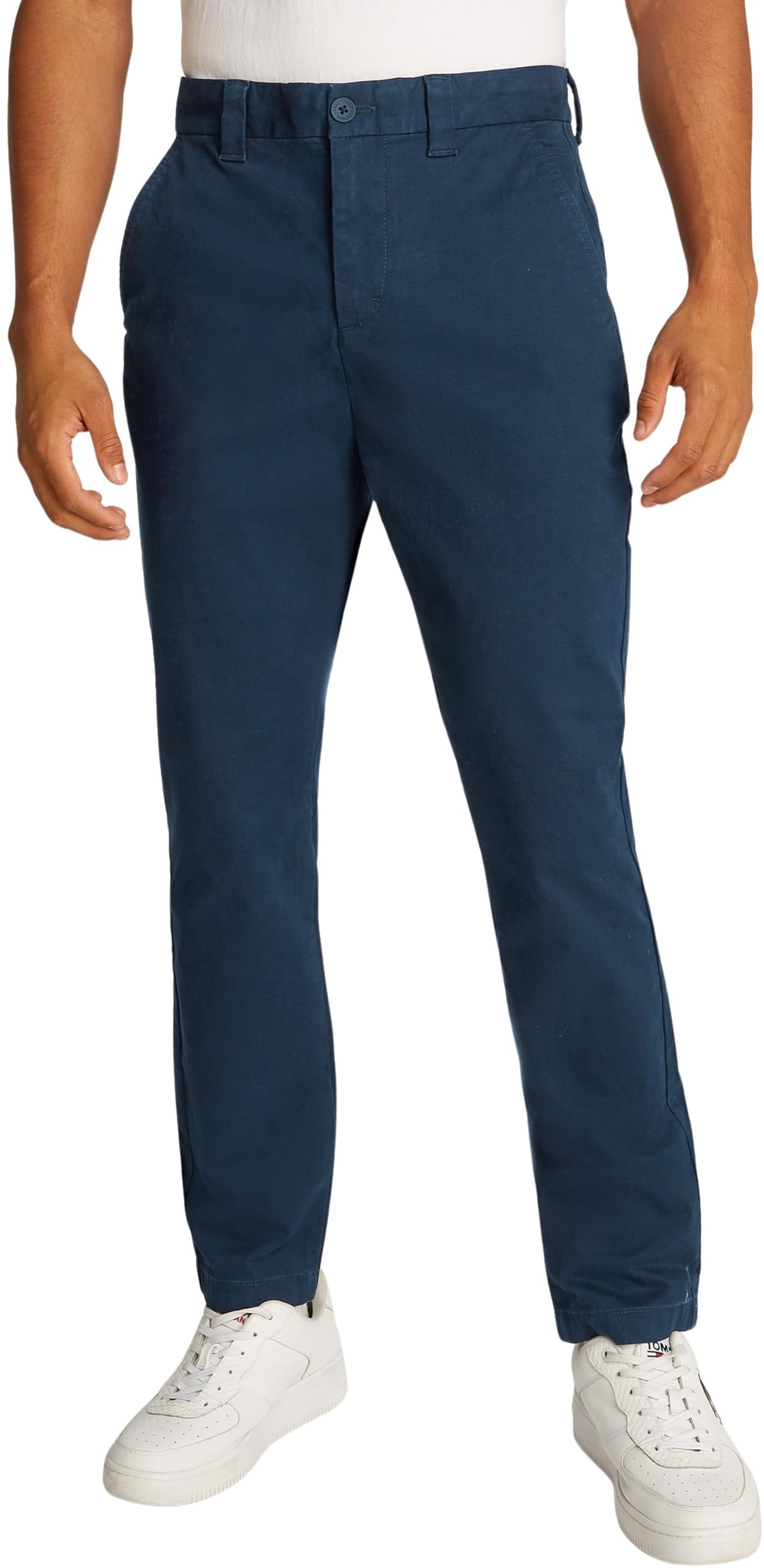 Tommy Jeans Herren Chino Hose Austin Slim Fit 29W / 30L Blue (Dark Night Navy) Angebot bei HelloDeals