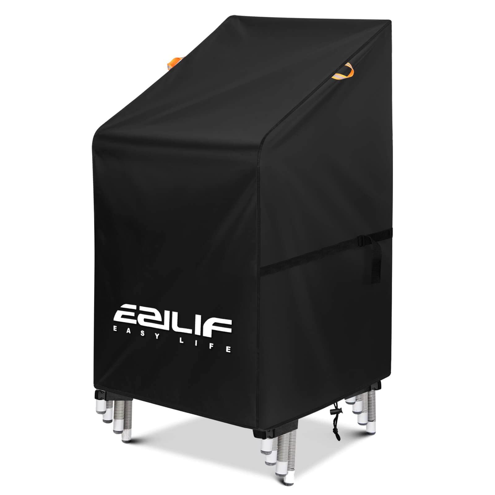 Gartenstuhl Abdeckung 420D Oxford, Schutzhülle Gartenstühle Winterfest, Wasserdicht, UV-Beständiges, Schutzhülle Stapelstühle Reißfest, Abdeckung für Gartenstühle durch Zugkordel 70x70x80/120cm Angebot bei HelloDeals