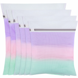 Dntorx 6 Stück Wäschenetz für Waschmaschine, Wäschesack Waschmaschine in 4 Größen Wäschebeutel Laundry Bag mit Reißverschluss für Hemden Pullover Mäntel Jeans Unterwäsche Babykleidung 6 Stück （S+2M+2L+XL） Angebot bei HelloDeals