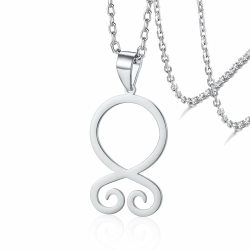 VASSAGO Nordische Wikinger Troll Kreuz Halskette Für Männer Frauen Troll kors Symbol Anhänger Edelstahl Vintage Amulett Schmuck Geschenk Troll Kreuz Halskette-S1 Angebot bei HelloDeals