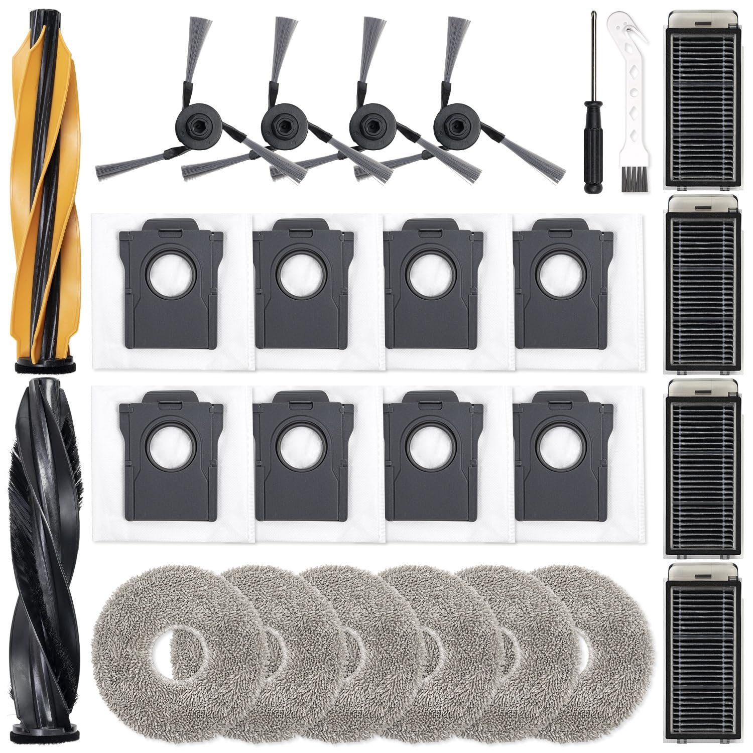 26 Stück Zubehörset für Dreame X50 Ultra Complete/L50 Pro Ultra/X50 Master/L40s Pro Ultra Saugroboter X50 Ultra Complete Zubehör Angebot bei HelloDeals