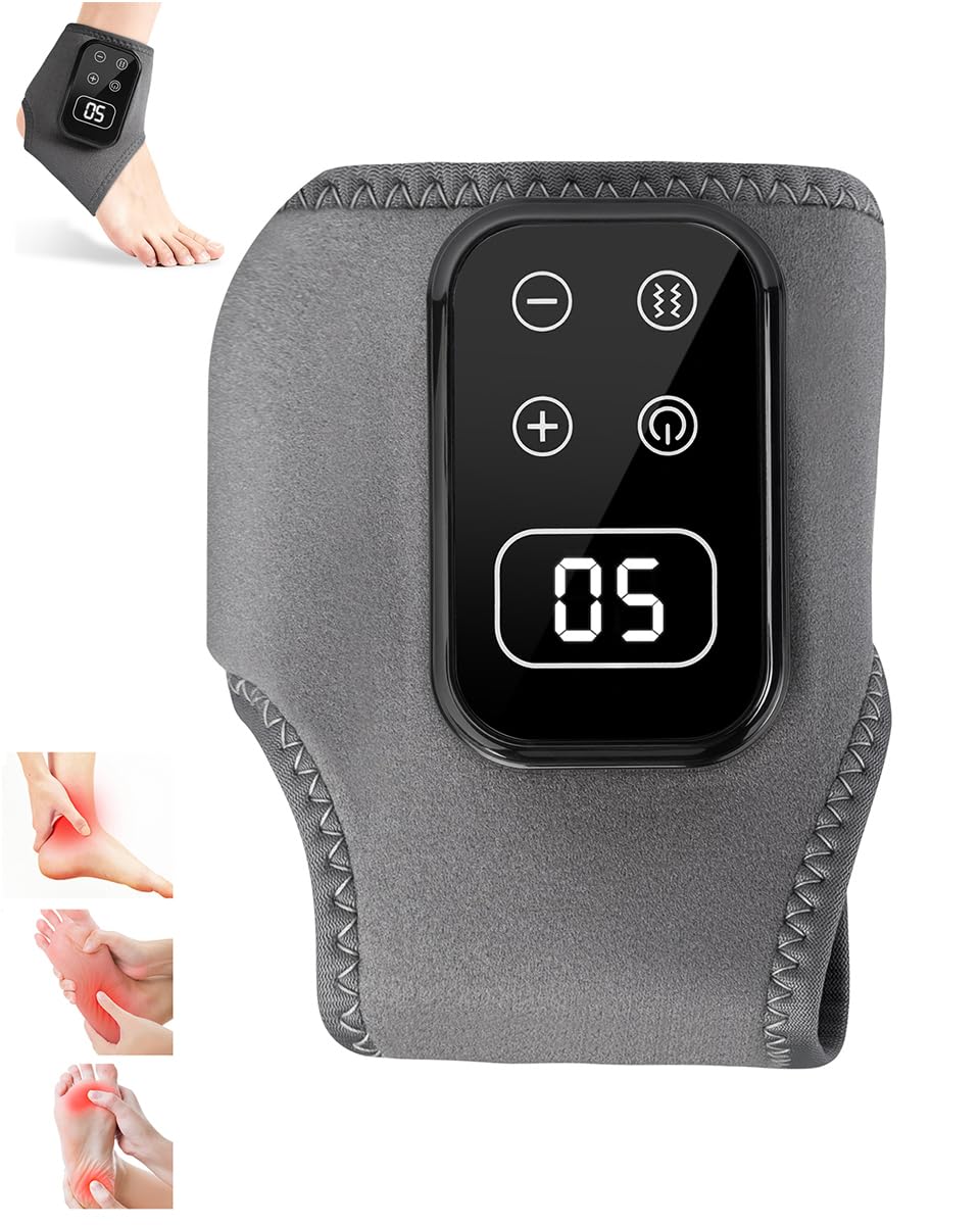 3-In-1-Fußmassagegerät,Fussmassagegerät mit Wärme Elektrisch, Fußmassagegerät Durchblutung For Neuropathie füße,knöchel massagegerät with 5 Modes, 5 Heat Levels,Foot Massager Gift for Unisex-Geschenk Anmo-1p Angebot bei HelloDeals