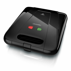 Arendo - Sandwichmaker XXL – für 4 Sandwiches – 1400 W – Sandwichtoaster mit Antihaftbeschichtung – Schnellaufheizung – automatische Temperaturregelung – integrierte Kabelaufwicklung – rutschfeste Füß Angebot bei HelloDeals