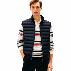 Tommy Hilfiger Herren Mix Media Gilet Mw0mw40051 Andere Sweatshirts (1er Pack) XXL Blue (Desert Sky) Angebot bei HelloDeals