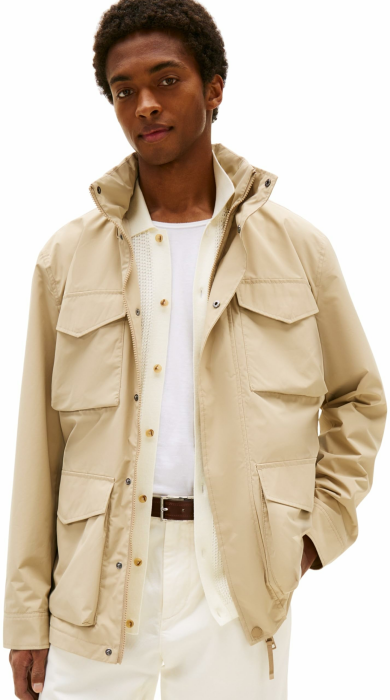 Tommy Hilfiger Herren Packable Field Jacket Mw0mw40223 Andere Jacken (1er Pack) L Khaki (Sandalwood) Angebot bei HelloDeals
