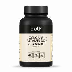 Bulk Calcium-, Vitamin D3- und Vitamin K1-Kapseln, 1000 mg, Packung mit 270 Stück, Verpackung kann variieren Angebot bei HelloDeals