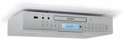 Karcher RA 2050 Unterbauradio (UKW-Radio, CD-Player, USB, USB-Charger, Countdown-Timer, Fernbedienung) silber silber CD Angebot bei HelloDeals