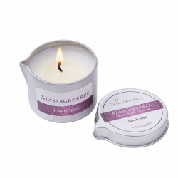 Massagekerze for Body SPA Treatment, 50ml Scented Soy Wax Massage Oil Candles for Skin Care Moisturizing (Lavendel) Lavender Angebot bei HelloDeals