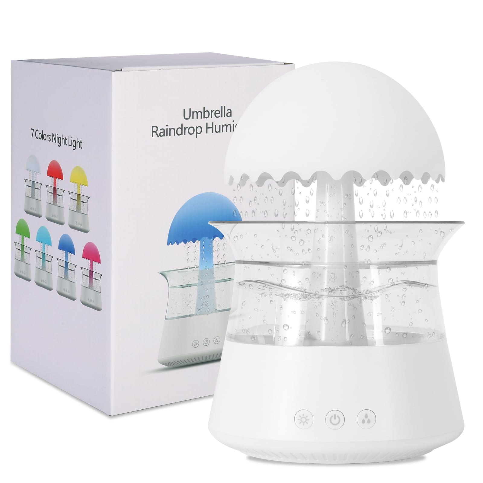 Luftbefeuchter, 450ML Luftbefeuchter Kinderzimmer, luftbefeuchter schlafzimmer,BPA-Frei, Auto Abschaltung, Leicht zu Reinigender Humidifier für Büro, Pflanze (06 Weiß) Angebot bei HelloDeals