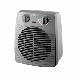 Rowenta Compact Power Heizlüfter, 2 Leistungsstufen, kompakte Abmessungen, Thermostat, Kühlstufe, Tragegriff, Grau, SO2212F0, Hellgrau Angebot bei HelloDeals