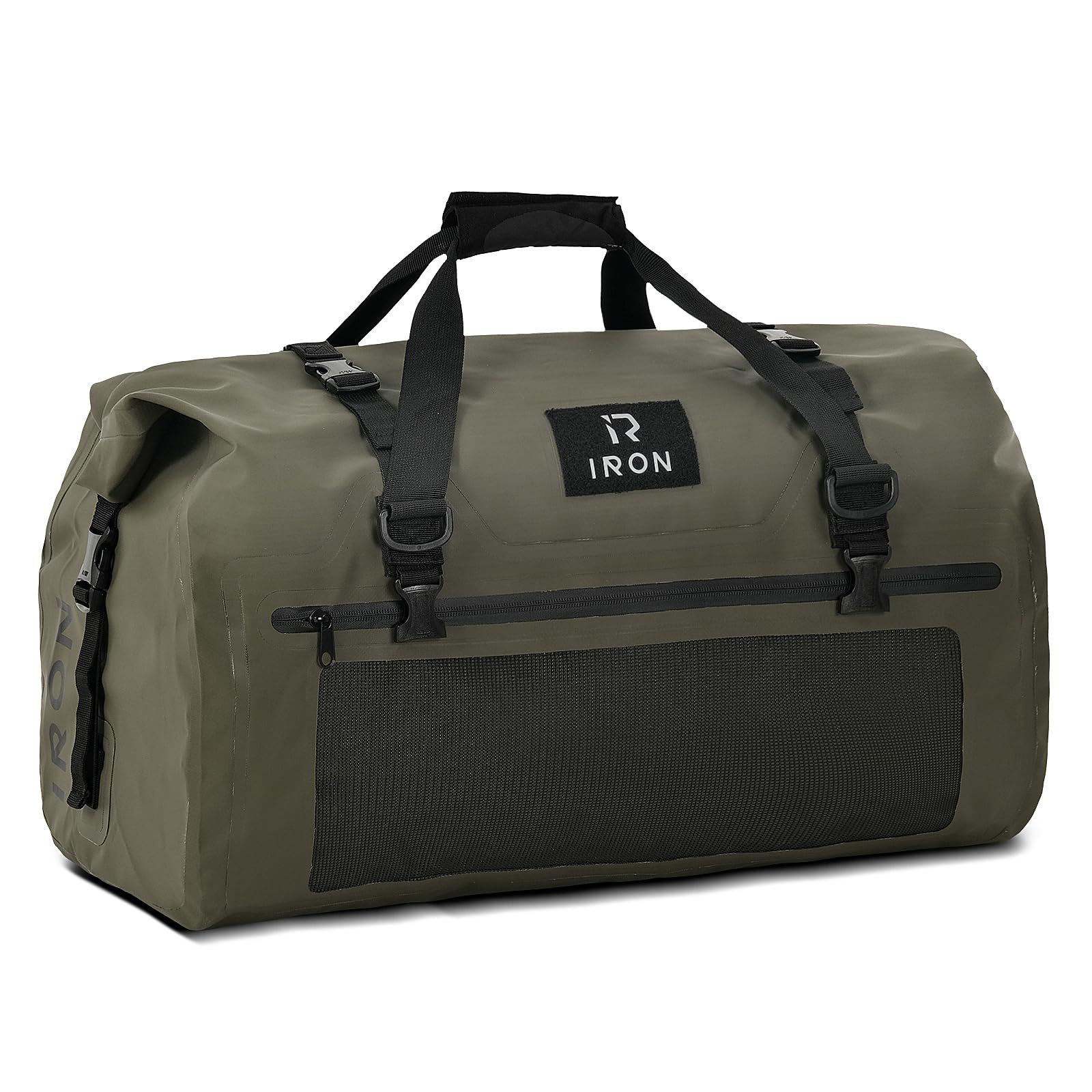BORLENI Motorrad Hecktasche Gepäckrolle wasserdicht 50L – Premium Motorradtasche mit Rolltop, Reflektoren & MOLLE-System, als Reisetasche/Satteltasche für Touring, Camping & Outdoor 50L Olive Angebot bei HelloDeals