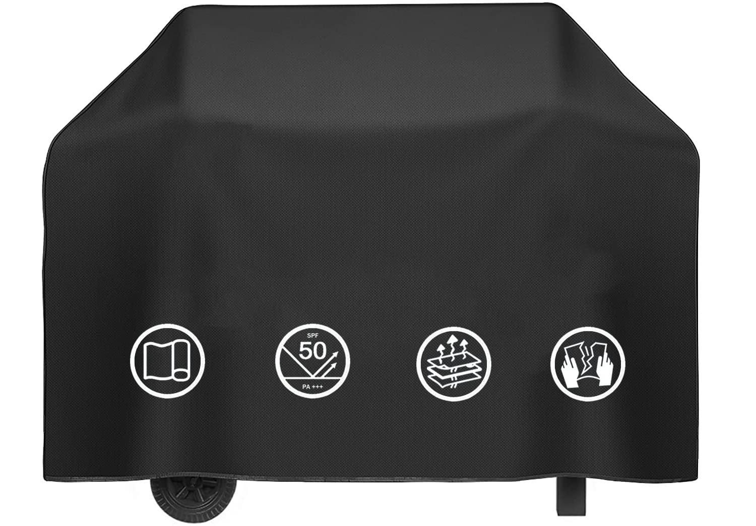Grill Gasgrill Abdeckplane, Grill Abdeckung Abdeckhaube, Grillabdeckung BBQ Cover Gasgrill Wetterfest Wasserdicht Staubdicht Grill Schutzhülle Grillschutz, Grillabdeckungen - ‎147x61x117cm 147x61x117cm Schwarz Angebot bei HelloDeals