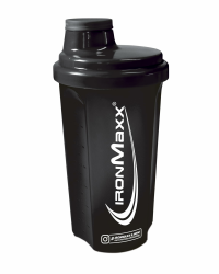 IronMaxx Eiweiß Shaker - 700ml Schwarz | Protein Shaker spülmaschinenfest und auslaufsicher, Mit Drehverschluss, Sieb & Mess-Skala, Frei von BPA & DEHP Schwarz 700 ml Angebot bei HelloDeals